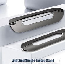 Load image into Gallery viewer, Zinc Alloy Laptop Stand Notebook Support Foldable Desk Holder Stand For Macbook Laptop iPad Tablet Portable Cooling Base Bracket
