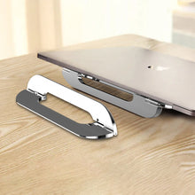 Load image into Gallery viewer, Zinc Alloy Laptop Stand Notebook Support Foldable Desk Holder Stand For Macbook Laptop iPad Tablet Portable Cooling Base Bracket
