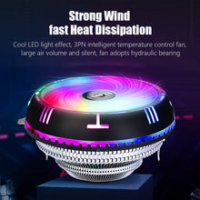 Load image into Gallery viewer, Rainbow Low Profile RGB CPU Air Cooler with 90mm Silent Fan for AMD AM4 AM3+ X79 X99 LGA 775 1150 1151 1156 2011
