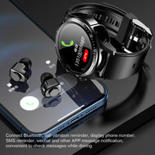 Load image into Gallery viewer, JM03 Smart Watch Men Smartwatch Tws 2 In 1 HIFI Stereo Wireless Headset Combo Bluetooth Phone Call For Android IOS

