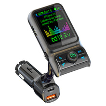 Load image into Gallery viewer, 1.77 Inch Color Screen Car Bluetooth Support Qc3.0 And Pd Fast Charging Eq Audio Adjustment Player With Rod Bc85
