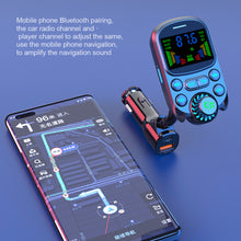Load image into Gallery viewer, PD Fast Charge Bluetooth Hands-free Car Charger FM Transmitter Car MP3 Player Cigarette Lighter U Disk Card BC86
