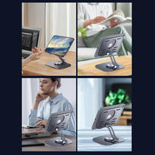 Load image into Gallery viewer, Suitable For Flat-panel Painting And Chasing Drama Flat-panel Bracket Folding Rotating Lazy Bracket Aluminum Alloy Desktop Mobile Phone Bracket
