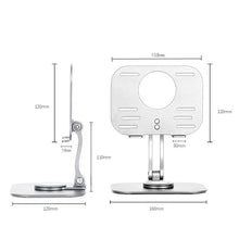 Load image into Gallery viewer, Suitable For Flat-panel Painting And Chasing Drama Flat-panel Bracket Folding Rotating Lazy Bracket Aluminum Alloy Desktop Mobile Phone Bracket
