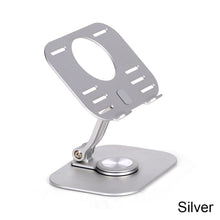 Load image into Gallery viewer, Suitable For Flat-panel Painting And Chasing Drama Flat-panel Bracket Folding Rotating Lazy Bracket Aluminum Alloy Desktop Mobile Phone Bracket
