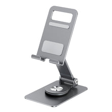 Load image into Gallery viewer, Multifunctional Desktop Live Bracket Aluminum Alloy Mobile Phone Folding Bracket Lazy Rotating Mobile Phone Tablet Bracket
