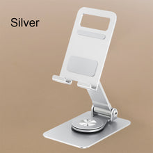 Load image into Gallery viewer, Multifunctional Desktop Live Bracket Aluminum Alloy Mobile Phone Folding Bracket Lazy Rotating Mobile Phone Tablet Bracket
