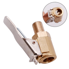 Load image into Gallery viewer, Car Tire Air Chuck Inflator Pump Valve Connector Clip-on Adapter Car Brass 8mm Tyre Wheel Valve For Inflatable Pump
