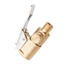 Load image into Gallery viewer, Car Tire Air Chuck Inflator Pump Valve Connector Clip-on Adapter Car Brass 8mm Tyre Wheel Valve For Inflatable Pump
