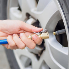 Load image into Gallery viewer, Car Tire Air Chuck Inflator Pump Valve Connector Clip-on Adapter Car Brass 8mm Tyre Wheel Valve For Inflatable Pump
