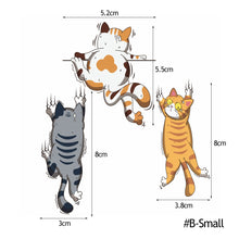 Load image into Gallery viewer, 3Pcs/Set Funny Car Sticker Pet Climbing Cats Animal Styling Stickers Decoration Car Body Creative Decals Sticker Decor Accessories
