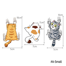 Load image into Gallery viewer, 3Pcs/Set Funny Car Sticker Pet Climbing Cats Animal Styling Stickers Decoration Car Body Creative Decals Sticker Decor Accessories
