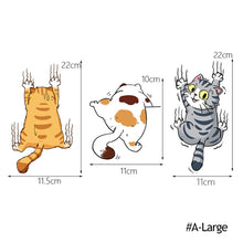 Load image into Gallery viewer, 3Pcs/Set Funny Car Sticker Pet Climbing Cats Animal Styling Stickers Decoration Car Body Creative Decals Sticker Decor Accessories

