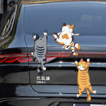 Load image into Gallery viewer, 3Pcs/Set Funny Car Sticker Pet Climbing Cats Animal Styling Stickers Decoration Car Body Creative Decals Sticker Decor Accessories
