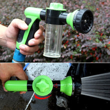 Load image into Gallery viewer, Multifunctional 8 in 1 Water Gun Hose Nozzle Car Washer Garden Watering Jet Spray High Pressure Sprinkler Foam Lance Automobiles Cleaning Tool
