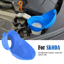 Load image into Gallery viewer, Car Windshield Wiper Washer Fluid Reservoir Tank Bottle Cap Lid Funnel Cover For Audi For Skoda VW 6V0955485 6V0 955 485
