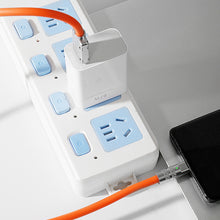 Load image into Gallery viewer, 120W Metal USB Protection Charge Cable Fast Charging Data Cable For Micro Type-C Silicone Quickly Charge With Cable Organizer
