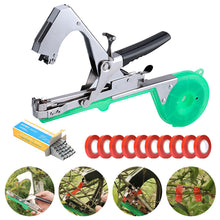 Load image into Gallery viewer, Tying Machine Plant Garden Plant Tapetool Tapener Rolls Tape Set for Vegetable Grape Tomato Cucumber Pepper Flower
