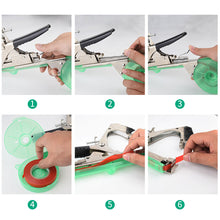 Load image into Gallery viewer, Tying Machine Plant Garden Plant Tapetool Tapener Rolls Tape Set for Vegetable Grape Tomato Cucumber Pepper Flower
