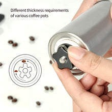 Load image into Gallery viewer, Manual Coffee Grinder Mini Stainless Steel Handmade Coffee Bean Grinders Portable Handheld Mill Foamer Coffee Accessories Kitchen Tool
