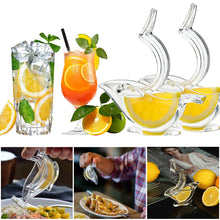 Load image into Gallery viewer, Mini Bird Shape Transparent Manual Juicer Press Squeeze Fruit Portable For Orange Lemon Juicer For Home Kitchen
