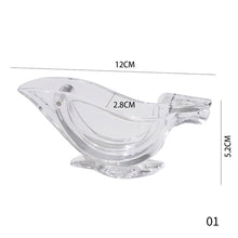Load image into Gallery viewer, Mini Bird Shape Transparent Manual Juicer Press Squeeze Fruit Portable For Orange Lemon Juicer For Home Kitchen
