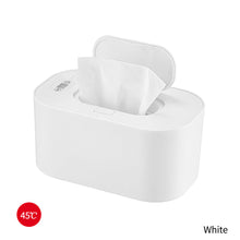 Load image into Gallery viewer, Baby Wipe Warmer Heater Wet Towel Dispenser Napkin Heating Box Home/Car Use Mini Wipe Warmer Case Disinfecting Wipes

