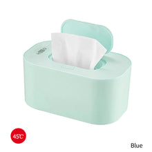 Load image into Gallery viewer, Baby Wipe Warmer Heater Wet Towel Dispenser Napkin Heating Box Home/Car Use Mini Wipe Warmer Case Disinfecting Wipes
