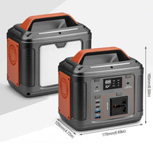 Load image into Gallery viewer, 220-240V EU 200W 180Wh Portable Power Station Pure Sine Wave for Home Outdoor Car Drone Laptops Solar Generator Charging
