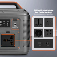Load image into Gallery viewer, 220-240V EU 200W 180Wh Portable Power Station Pure Sine Wave for Home Outdoor Car Drone Laptops Solar Generator Charging
