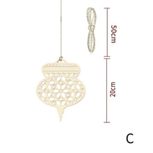 Load image into Gallery viewer, Eid Mubarak Decor Wooden Hanging Pendant Star Moon DIY Ornament Ramadan Kareem Gift Al Adha Islam Muslim Party Supplies
