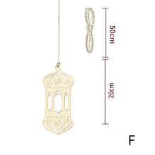 Load image into Gallery viewer, Eid Mubarak Decor Wooden Hanging Pendant Star Moon DIY Ornament Ramadan Kareem Gift Al Adha Islam Muslim Party Supplies
