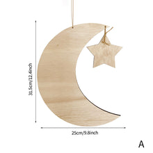 Load image into Gallery viewer, Wooden Ramadan Eid Mubarak Food Tray for Home Cake Display Islam Muslim Eid Al Adha Party Supplies Ramadan Kareem Eid Gifts
