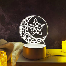 Load image into Gallery viewer, Moon Star Night Light Ramadan EID Mubarak Decoration Islamic Muslim Party Decor for Home Ramadan Eid Al Adha Decor Eid Gifts
