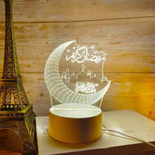 Load image into Gallery viewer, Moon Star Night Light Ramadan EID Mubarak Decoration Islamic Muslim Party Decor for Home Ramadan Eid Al Adha Decor Eid Gifts
