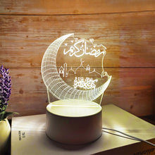 Load image into Gallery viewer, Moon Star Night Light Ramadan EID Mubarak Decoration Islamic Muslim Party Decor for Home Ramadan Eid Al Adha Decor Eid Gifts

