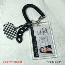 Load image into Gallery viewer, 3inch Kpop Photocard Holder Acrylic Credit ID Bank Card Photo Display Holder Bus Subway Card Protective Case Pendant Gift
