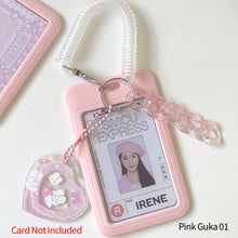 Load image into Gallery viewer, 3inch Kpop Photocard Holder Acrylic Credit ID Bank Card Photo Display Holder Bus Subway Card Protective Case Pendant Gift
