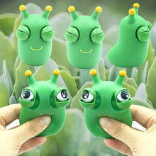 Load image into Gallery viewer, Funny Eyeball Burst Squeeze Toy Green Eye Caterpillar Pinch Toys Adult Kids Stress Relief Fidget Toy Creative Decompression Toy

