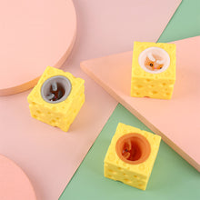 Load image into Gallery viewer, Funny Cheese Mouse Squeeze Toy Pinch Toys Adult Kids Stress Relief Fidget Toy Creative Decompression Toy
