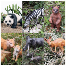 Load image into Gallery viewer, Simulation Forest Animal Garden African Lion Black Tiger Tiger Koala Deer Elephant Model Collectible Model
