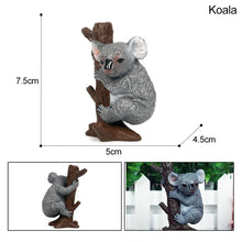 Load image into Gallery viewer, Simulation Forest Animal Garden African Lion Black Tiger Tiger Koala Deer Elephant Model Collectible Model
