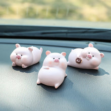 Load image into Gallery viewer, Lovely Lulu Piggy Mini Toy Pink Pig Toys Cute Piggy Statue Doll Micro Landscape Kawaii Desk Car Interior Accessories Home Decoration Kids Gift
