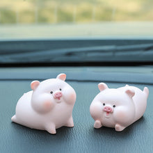 Load image into Gallery viewer, Lovely Lulu Piggy Mini Toy Pink Pig Toys Cute Piggy Statue Doll Micro Landscape Kawaii Desk Car Interior Accessories Home Decoration Kids Gift
