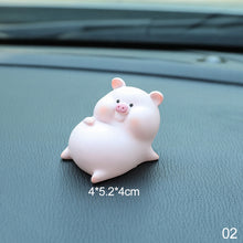 Load image into Gallery viewer, Lovely Lulu Piggy Mini Toy Pink Pig Toys Cute Piggy Statue Doll Micro Landscape Kawaii Desk Car Interior Accessories Home Decoration Kids Gift

