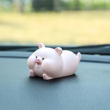 Load image into Gallery viewer, Lovely Lulu Piggy Mini Toy Pink Pig Toys Cute Piggy Statue Doll Micro Landscape Kawaii Desk Car Interior Accessories Home Decoration Kids Gift
