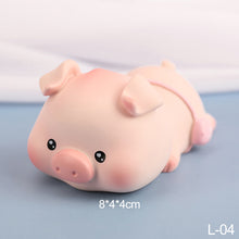 Load image into Gallery viewer, Lovely Lulu Piggy Mini Toy Pink Pig Toys Cute Piggy Statue Doll Micro Landscape Kawaii Desk Car Interior Accessories Home Decoration Kids Gift
