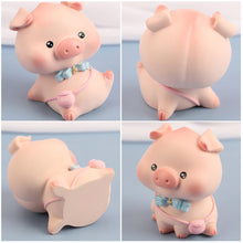 Load image into Gallery viewer, Lovely Lulu Piggy Mini Toy Pink Pig Toys Cute Piggy Statue Doll Micro Landscape Kawaii Desk Car Interior Accessories Home Decoration Kids Gift
