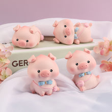 Load image into Gallery viewer, Lovely Lulu Piggy Mini Toy Pink Pig Toys Cute Piggy Statue Doll Micro Landscape Kawaii Desk Car Interior Accessories Home Decoration Kids Gift
