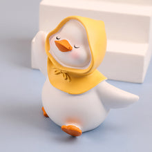 Load image into Gallery viewer, Lovely MOMO Duck Mini Toy Cute Duck Statue Doll Micro Landscape Kawaii Desk Car Interior Accessories Home Decoration Kids Gift
